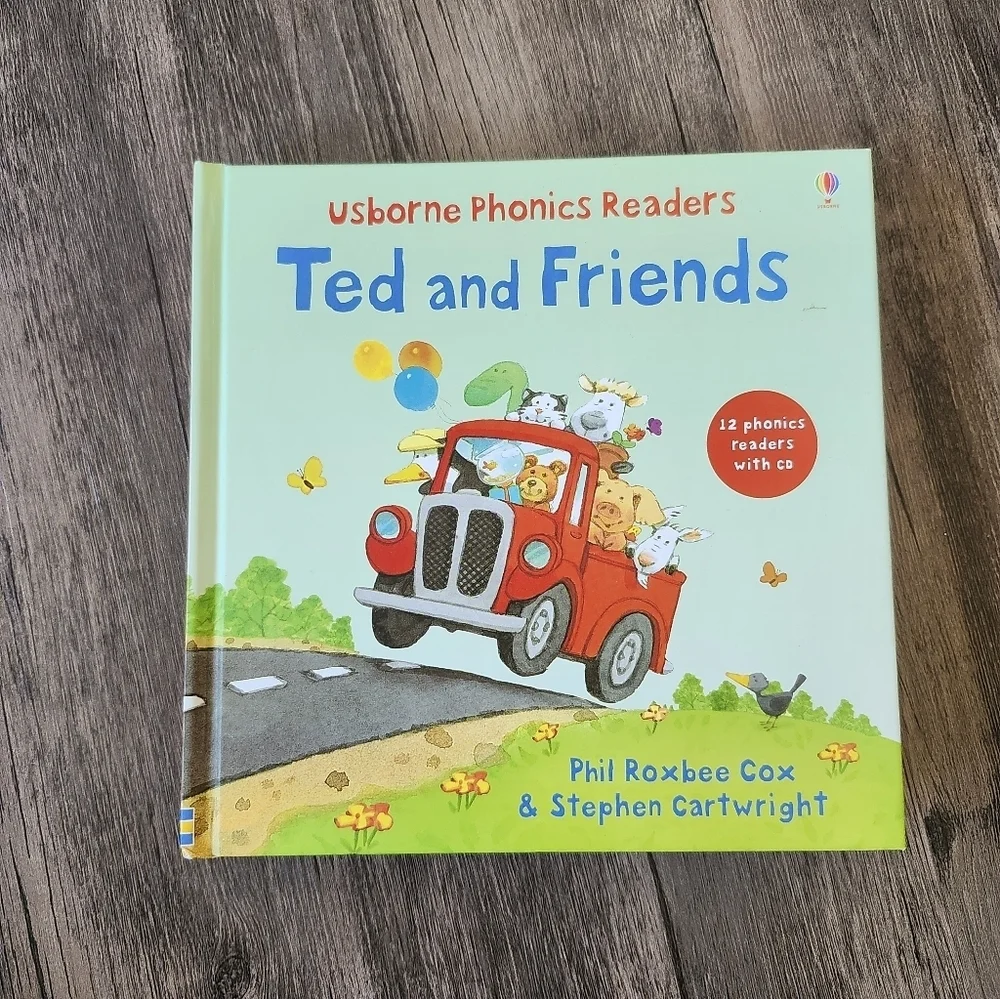 NWOT Usborne Phonics Readers Ted And Friends With CD